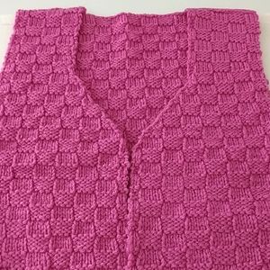 NEW handcrafted knit vest